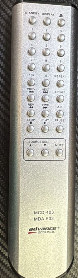 Afstandsbediening Advance mcd-403 mda-503