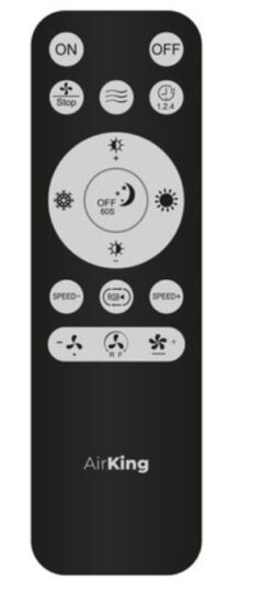 Airking Plafondventilator afstandsbediening