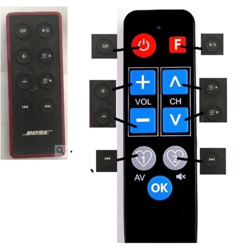 Afstandsbediening Bose SoundDock Portable Remote Control - 8 Button - Afbeelding 2