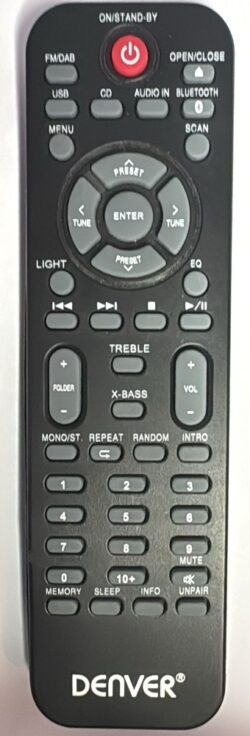 Denver mc-5230dab afstandsbediening