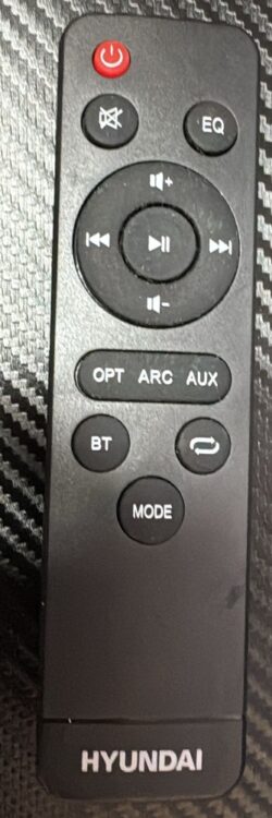 Afstandsbediening Hyundai soundbar