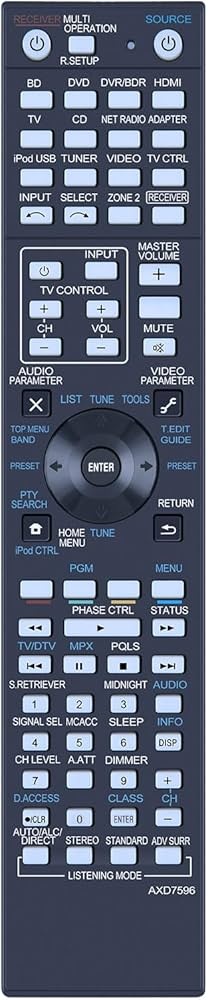 Pioneer-axd7596-afstandsbediening