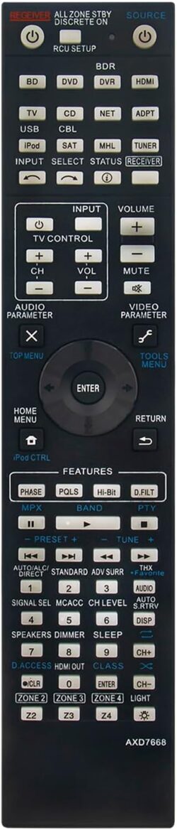 Afstandsbediening Pioneer axd7668 VSX-33 VSX-32 VSX-1015TX VSX-1014TX