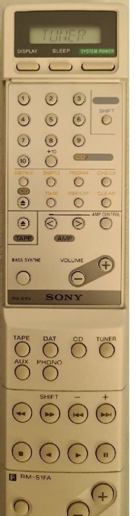 Sony rm-s1fa