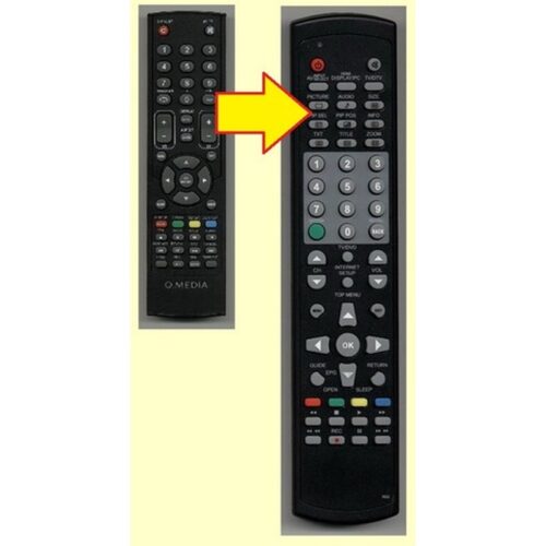 Afstandsbediening Q-media QLE2278AT