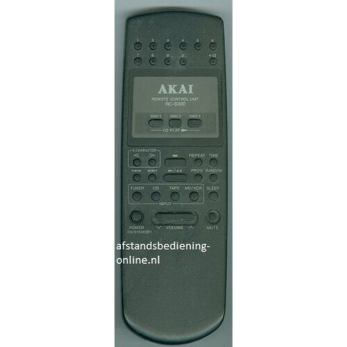 Afstandsbediening Akai rc-s300