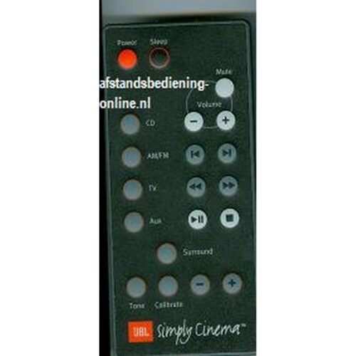 Afstandsbediening Jbl Simply Cinema