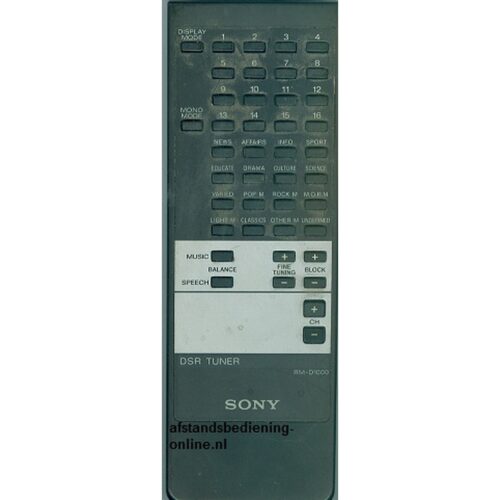 Afstandsbediening Sony rm-d1000