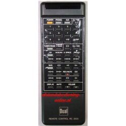 Afstandsbediening Dual rc2500