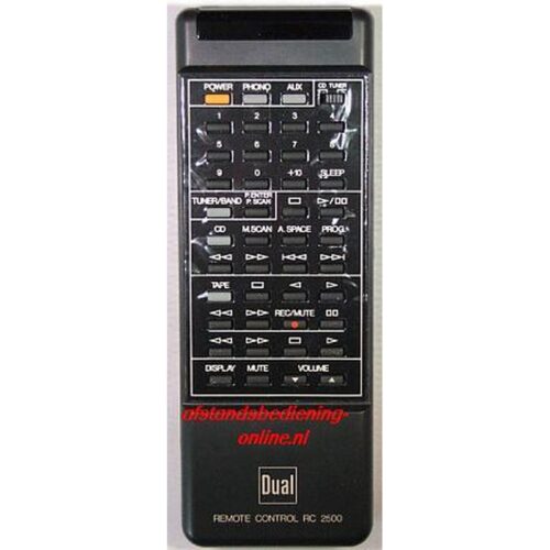 Afstandsbediening Dual rc2500