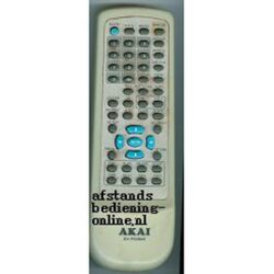 Afstandsbediening Akai dv-p5380s