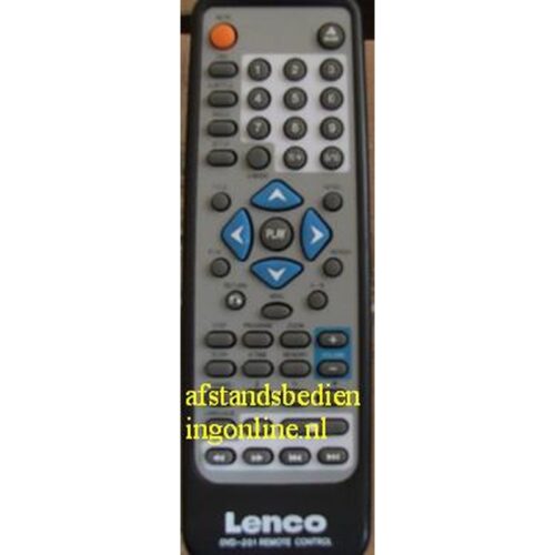 Afstandsbediening Lenco dvd201