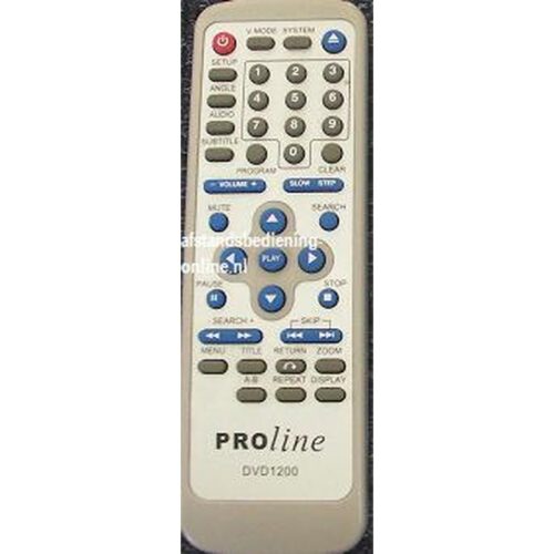 Afstandsbediening Pro line dvd1200