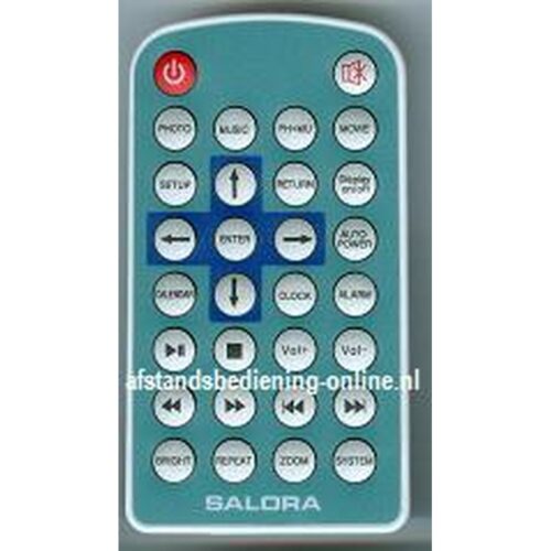 Afstandsbediening Salora dvd