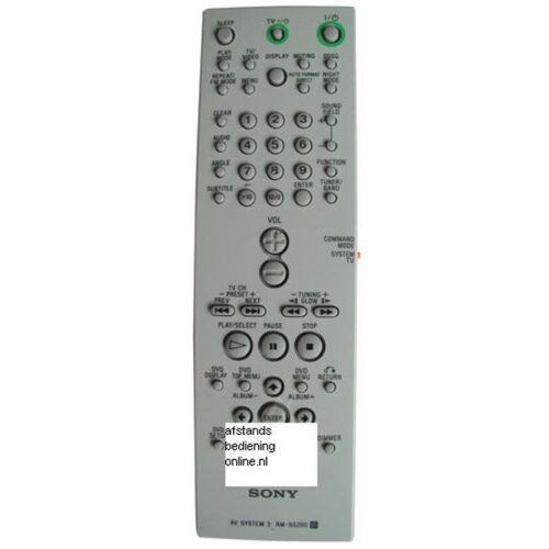 Afstandsbediening Sony rm-ss200 hcd-ea20 dav-ea20