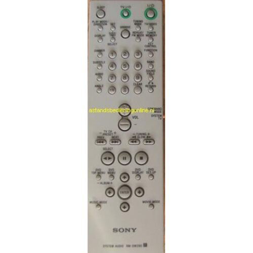 Afstandsbediening Sony rm-swz8d MHC-WZ80D HCD-WZ80D