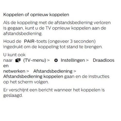 Afstandsbediening Philips 996597002994 - Afbeelding 2