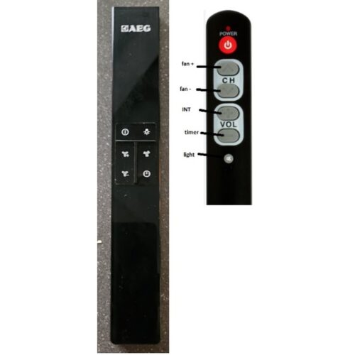 Afstandsbediening Aeg X91484MG1 afzuigkap - Afbeelding 2