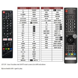 Afstandsbediening Chiq rm-c3312 u58h7s