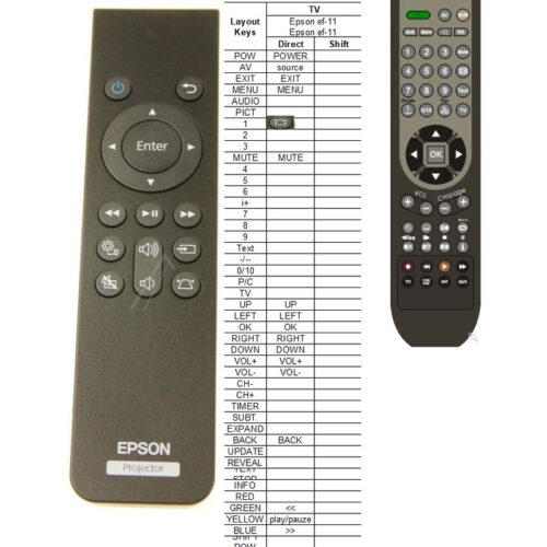 Afstandsbediening Epson ef-11 - Afbeelding 2