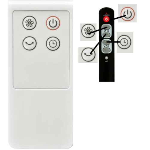 Afstandsbediening Inventum VST413WA Blokker BL-30009 - Afbeelding 2