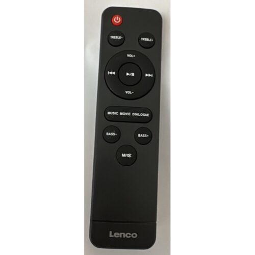 Afstandsbediening Lenco SBW-801BK soundbar