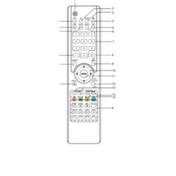 Afstandsbediening Lenco dvt2622