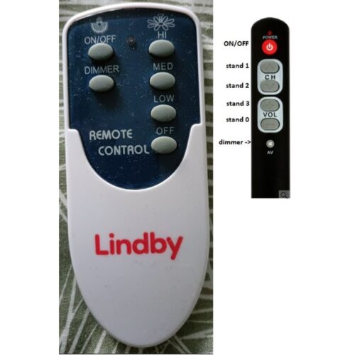 Afstandsbediening Lindby 4018093 AA2 AA1 - Afbeelding 2