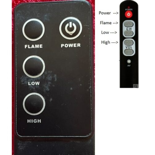 Afstandsbediening Livinflame Zürich 71007614 inzethaard - Afbeelding 2