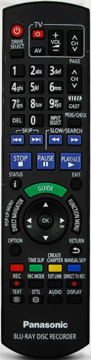 Afstandsbediening Panasonic N2QAYB000338