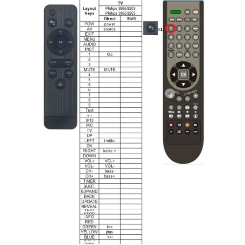Afstandsbediening Philips tapb405/10 996592093364 - Afbeelding 2