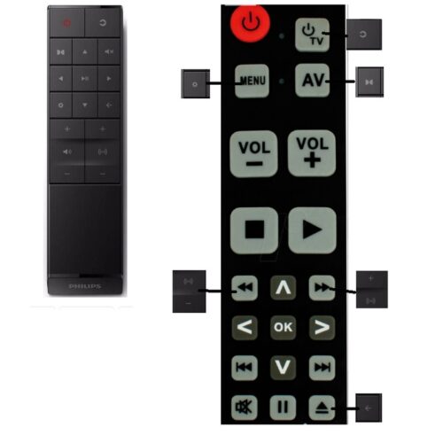 Afstandsbediening Philips tab8905 tab8205 tab8805 tab7908 soundbar - Afbeelding 2
