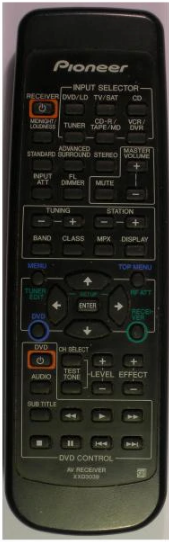 Afstandsbediening Pioneer xxd3039