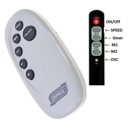 Afstandsbediening Quigg ventilator - Afbeelding 2