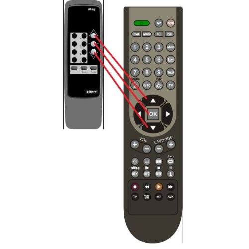 Afstandsbediening Somfy irt803 - Afbeelding 2