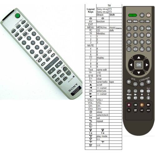 Afstandsbediening Sony rm-sj373 dhc-md373 - Afbeelding 2