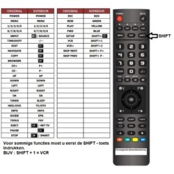 Afstandsbediening TARGA DRH-5100x