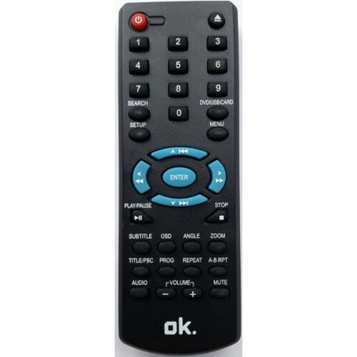 Afstandsbediening OK. DVD