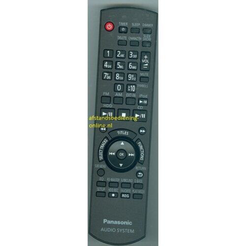 Afstandsbediening Panasonic N2QAYB000383