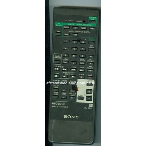 Afstandsbediening Sony rm-p352 STR-D565