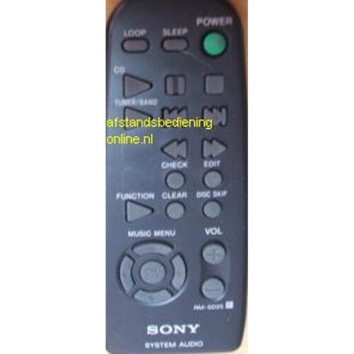 Afstandsbediening Sony rm-sd25