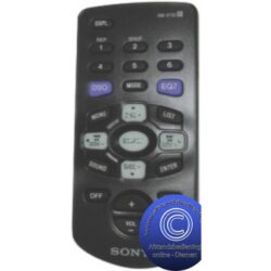 Afstandsbediening Sony rm-x118 cdx-ca700