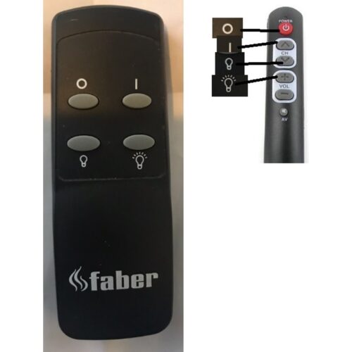 Afstandsbediening Faber gashaard rc01-008 Rana - Afbeelding 2