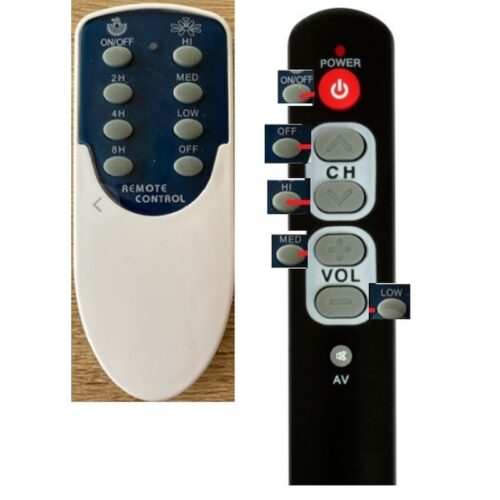 Afstandsbediening Plafondventilator Guillin - Afbeelding 2