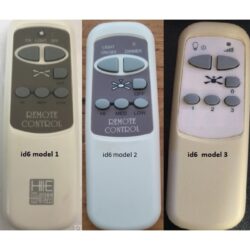 Afstandsbediening Ventilator model no id6