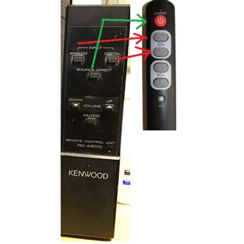 Afstandsbediening Kenwood rc-a9010 - Afbeelding 2
