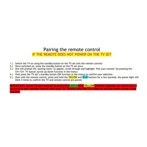 Afstandsbediening Sharp LC-40CFE6242E - Afbeelding 2