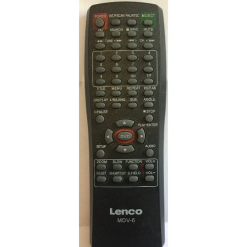 Afstandsbediening Lenco mdv-6