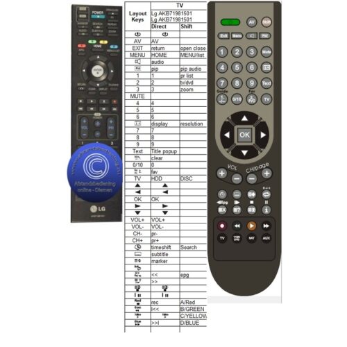 Afstandsbediening Lg AKB71981501 - Afbeelding 2