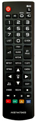 Afstandsbediening Lg akb74475403